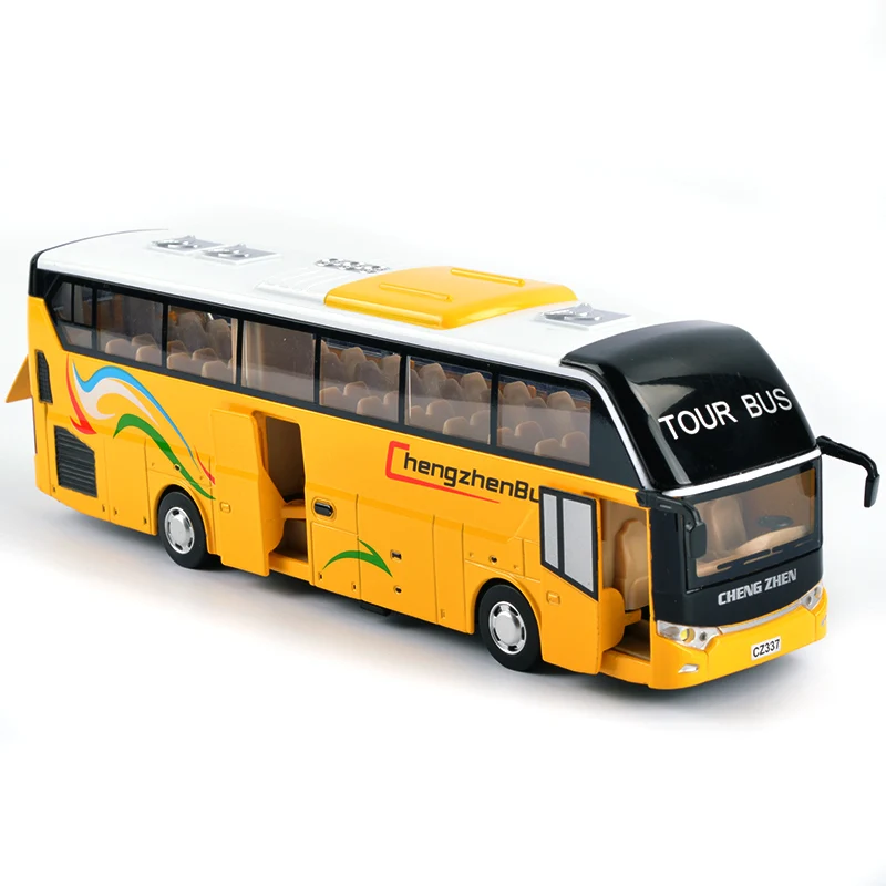 Моделирование 1:32 сплава туристический автобус автомобиль модель выдвижной и