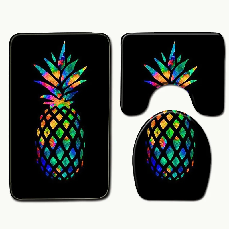 

Zeegle Microfiber WC Carpet Bathroom Bath Mat Toilet Carpet Shower Room Non Slip Flannel Floor Mats Bathroom Pedestal Rug