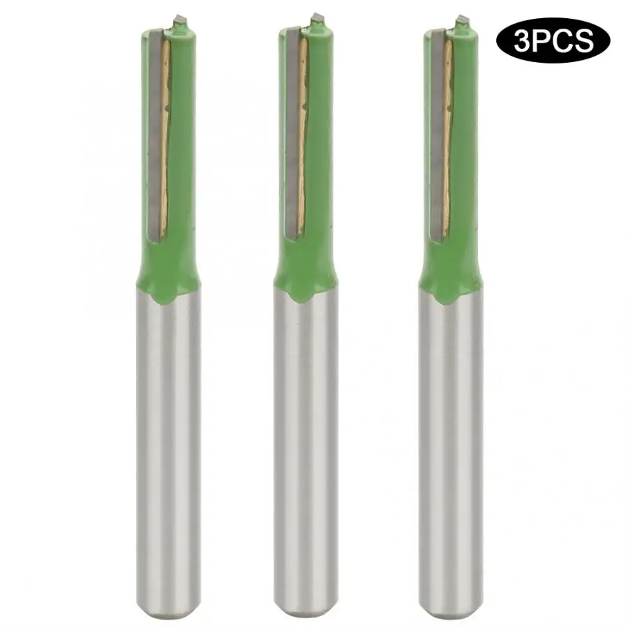 3 шт. 6x6x20 мм фреза для деревообработки с двойной кромкой|Фреза| |