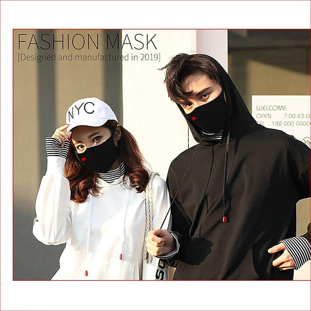 

Cute Pure Cotton Mouth Mask Cartoon Anime Printing Washable Breathable Cartoon Mouth Cover Mask Reusable Face Mouth Mask#30