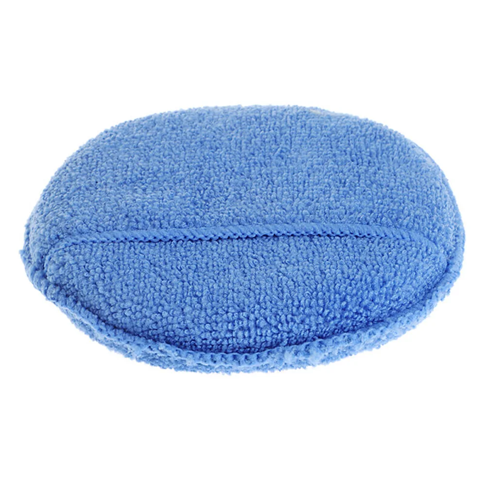 

10pcs Blue Sponges 5-Inch Applicator Car Cleaning Decor Pads Practical