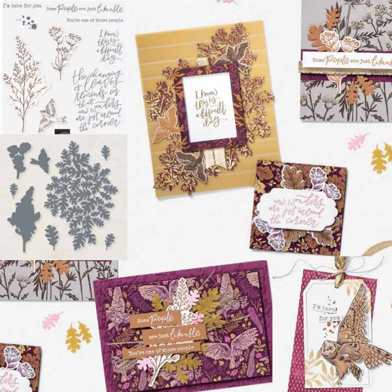 

BEAUTY OF TOMORROW Clear Stamp And Cutting Dies Stencil For Scrapbooking DIY Decoration Paper Card Embossing Handmade Craft Die