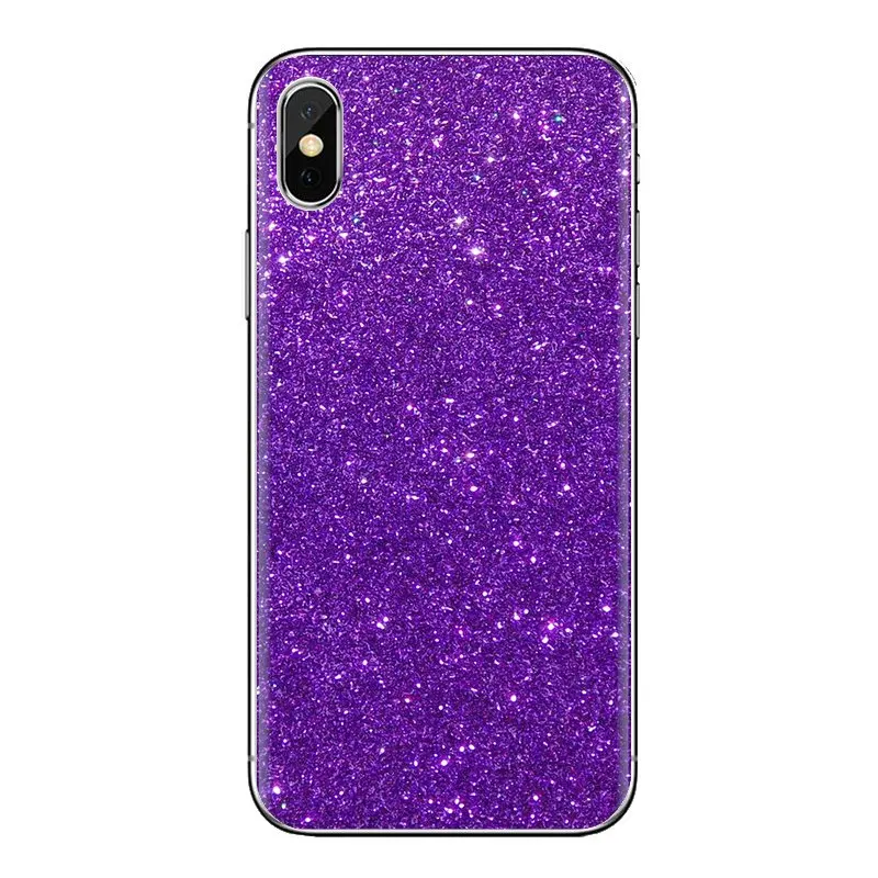 Чехлы для телефона красивый фиолетовый сверкающие блестки huawei G7 G8 P7 P8 P9 Lite Honor 4C 5X