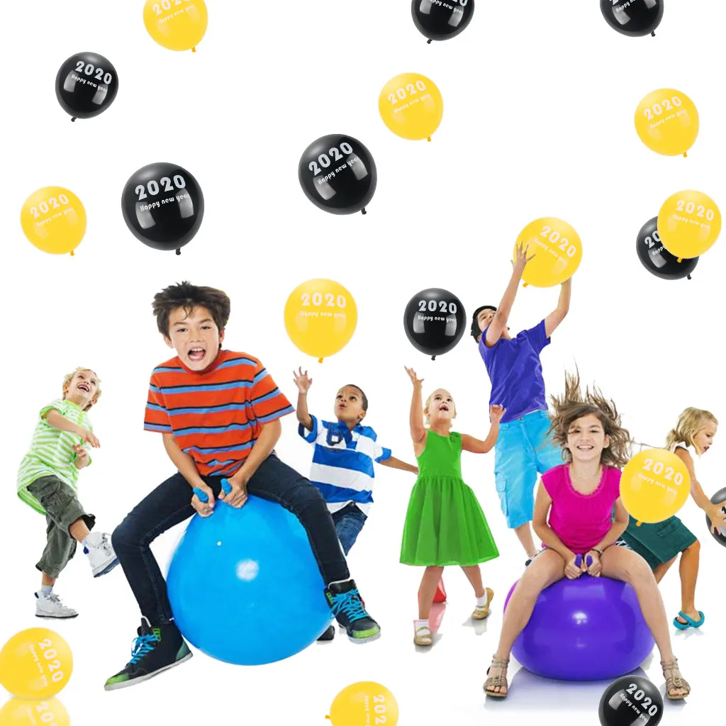 10 шт. 12 дюймов много воздушных шаров с Новым годом вечерние декоративные гелиевые