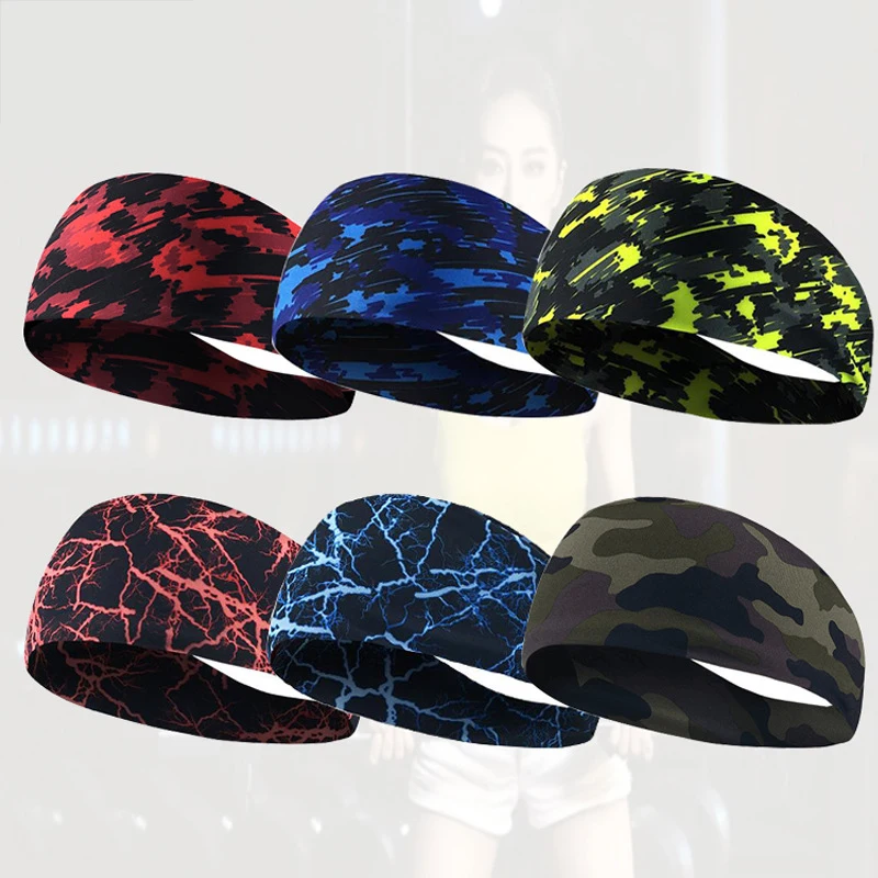 Спортивная повязка для бега фитнес-лента волос йоги впитывающая Пот мужчин и