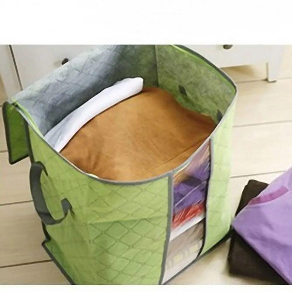 Складная сумка для хранения одежды из нетканого материала компактный