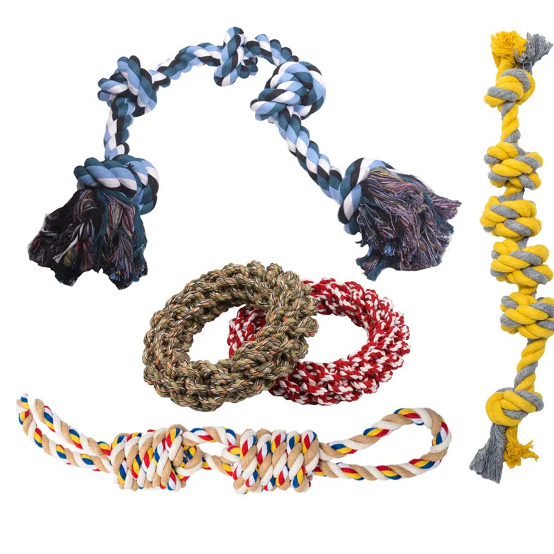 

Indestructible Large Dog Rope Toys Bite-Resistant Teeth Chewing Toys Interactive Training for Golden Aggressive Chewers