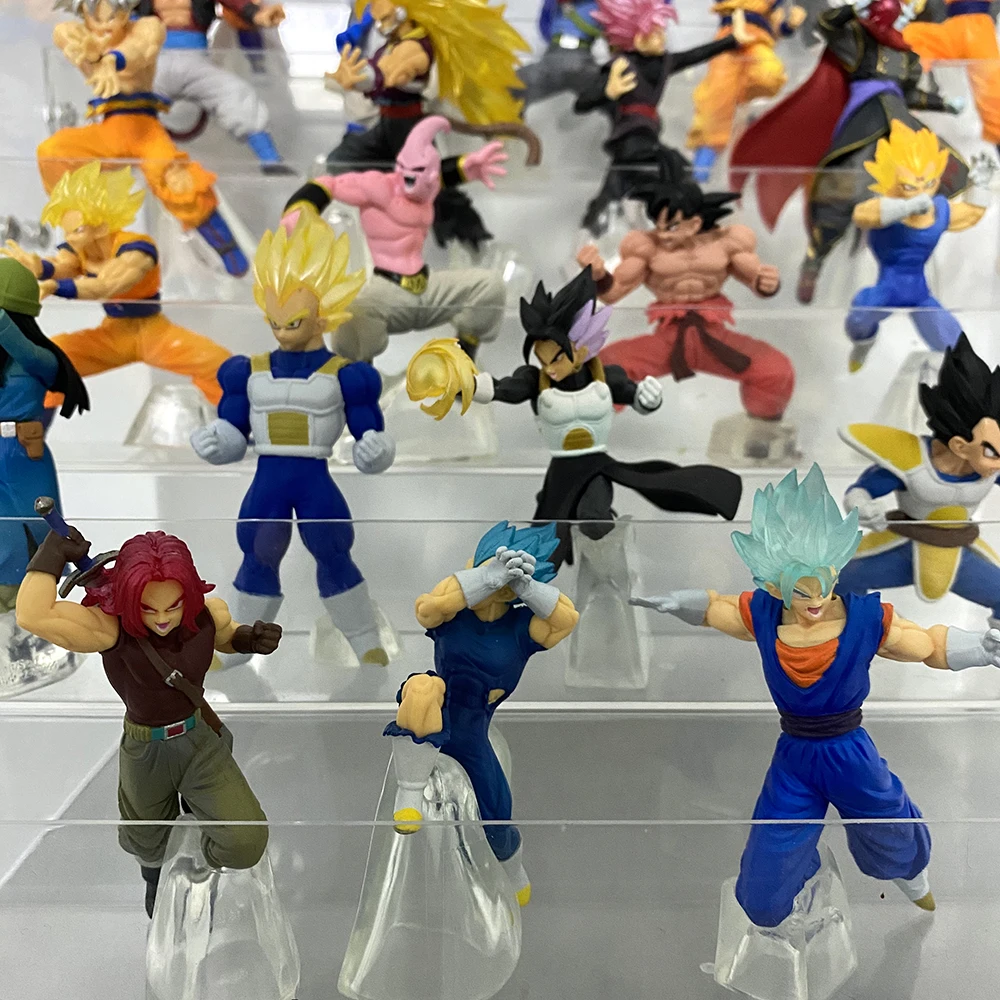 bandai dragon ball capsule toys action figure majin buu cell vegeta iv torankusu son goten vegeta cumber small scale model gacha free global shipping
