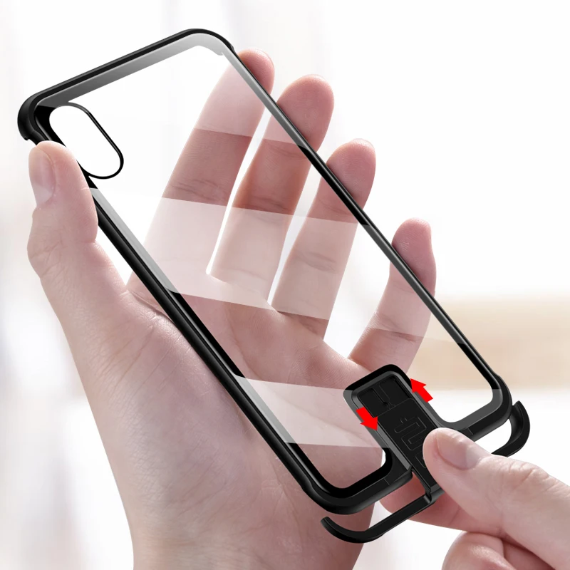 Чехол для Iphone Xs Max Xr X 9h твердое прозрачное закаленное стекло алюминиевое