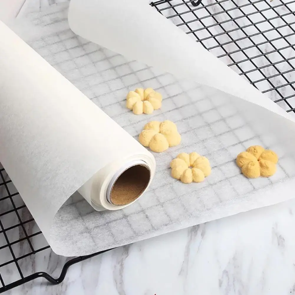 

30CM*20CM Baking Paper Strong Oil-absorbing Double-sided Silicone Paper Biscuits Pizzas Tool For Kitchen Baking Roasting