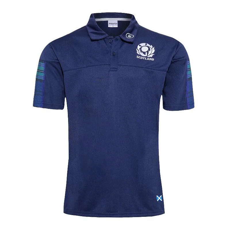 

2020 2021 Scotland Rugby Home Away POLOS Sportswear MEN'S JERSEY Tops Sport Shirt Size S-5XL