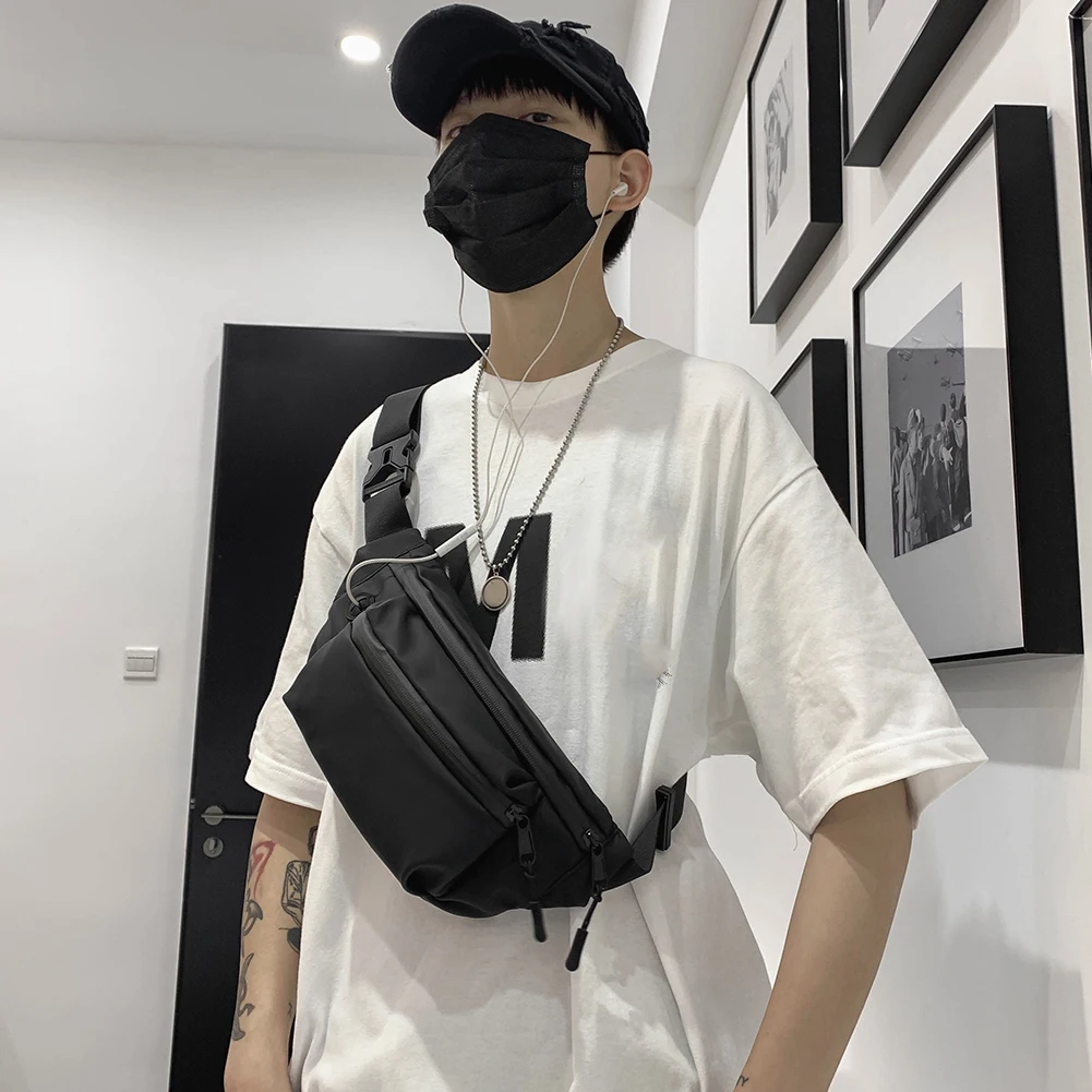 Водонепроницаемая Женская поясная сумка модная нагрудная уличные сумки через