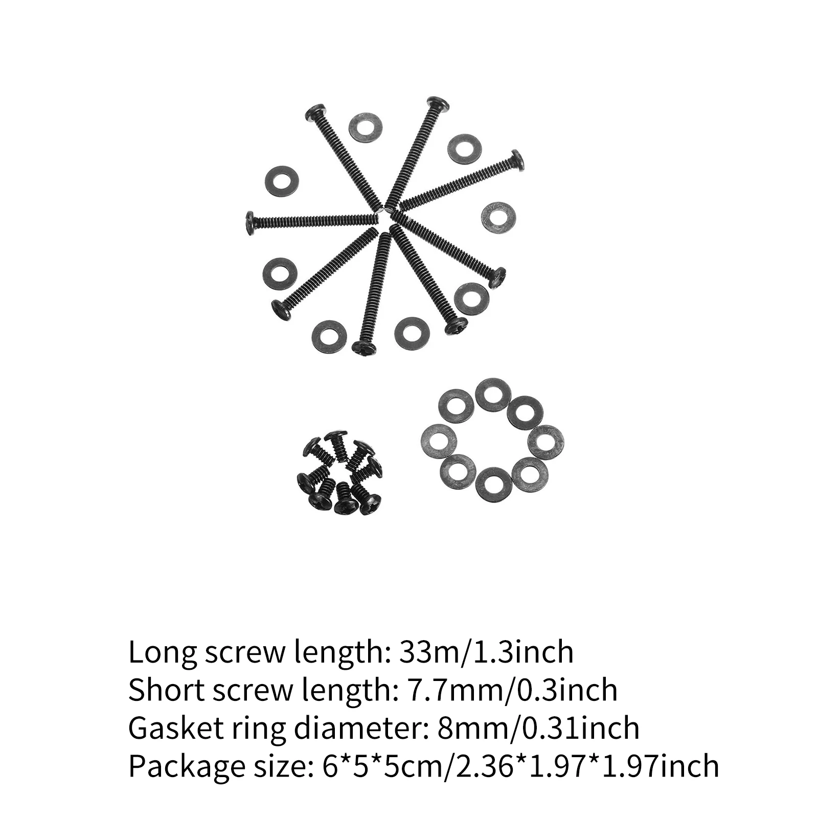 Чехол для ПК винты вентилятора 1 комплект с 16 длинными и короткими винтами
