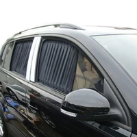 2x car uv protection sun shade curtains side window visor mesh cover shield car sunshade curtain