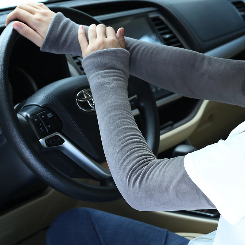 Зимние утолщенные теплые Рукава унисекс, бархатные эластичные рукава для рук, рукава для защиты локтя, накладные рукава, раздвижные рукава Зимние утолщенные теплые Рукава унисекс, бархатные эластичные рукава для рук, рукава для защиты локтя, накладные рукава, раздвижные рукава