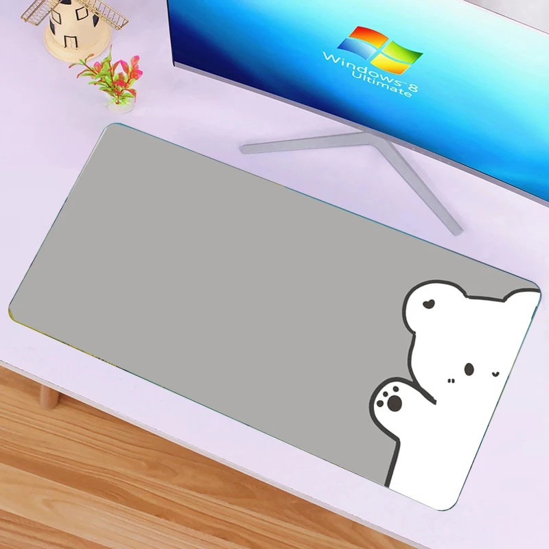 

Коврик для мыши с розовыми аниме фиксирующими краями, игровой коврик для мыши, большие коврики для мыши, индивидуальный Настольный коврик, н...