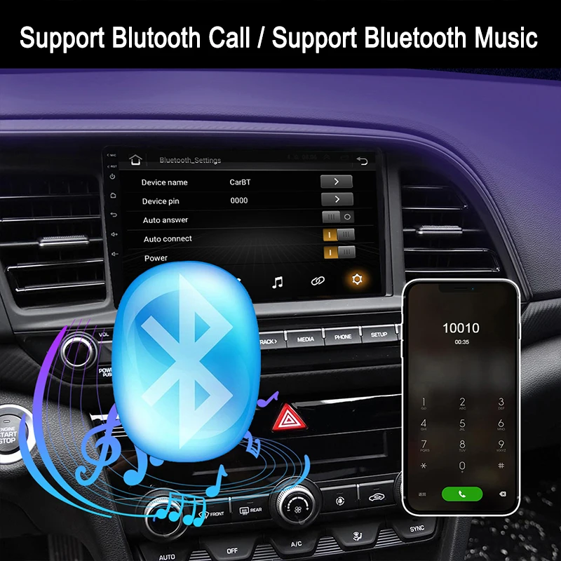 Автомобильный радиоприемник 9 дюймов сенсорный экран Экран Android 10 0 DSP GPS навигации