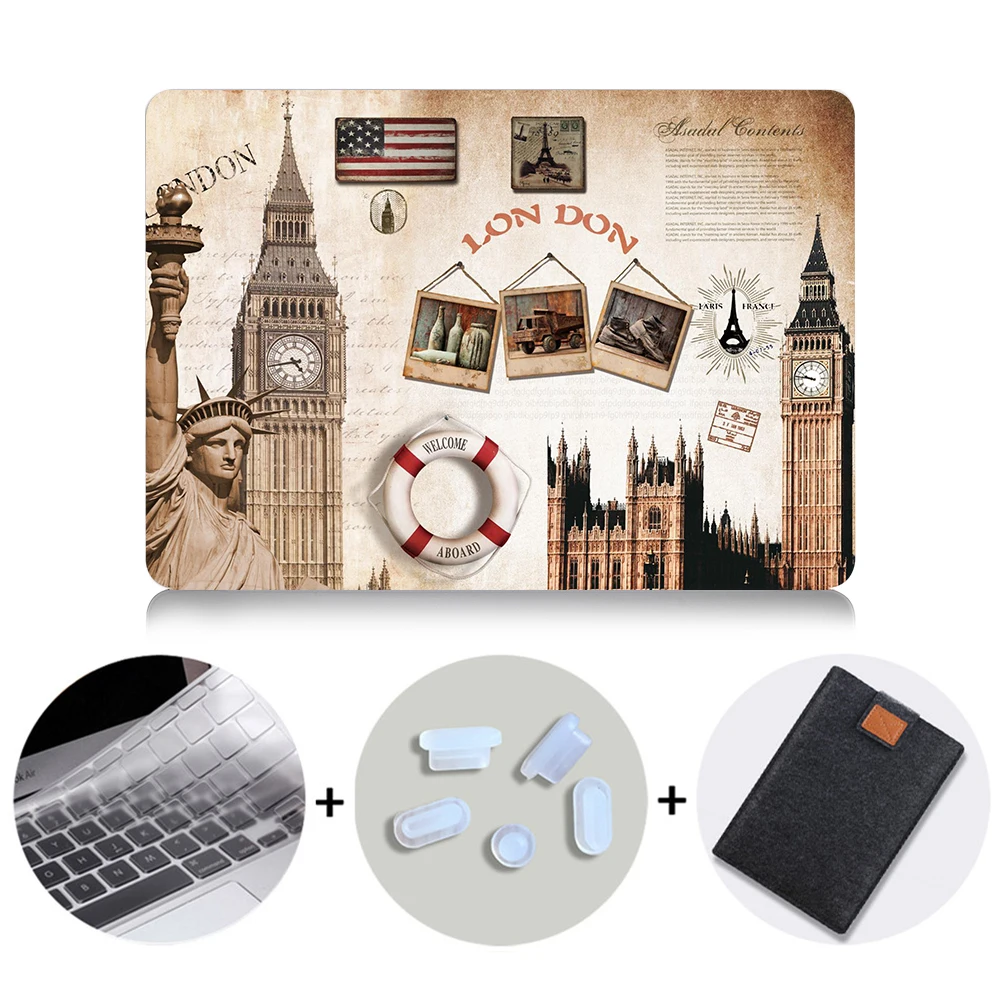 MTT чехол в стиле ретро для Macbook Air 11 13 Pro 13,3 16 15 retina с сенсорной панелью для apple mac book 12 дюймов a1534 чехол для ноутбука - Цвет: MB12