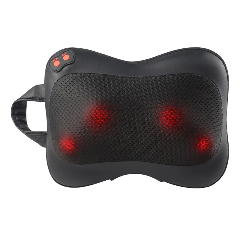 

2021 New Electric Pain Relief Back Neck Massager Home Car Kneading Cushion Massage Pillow