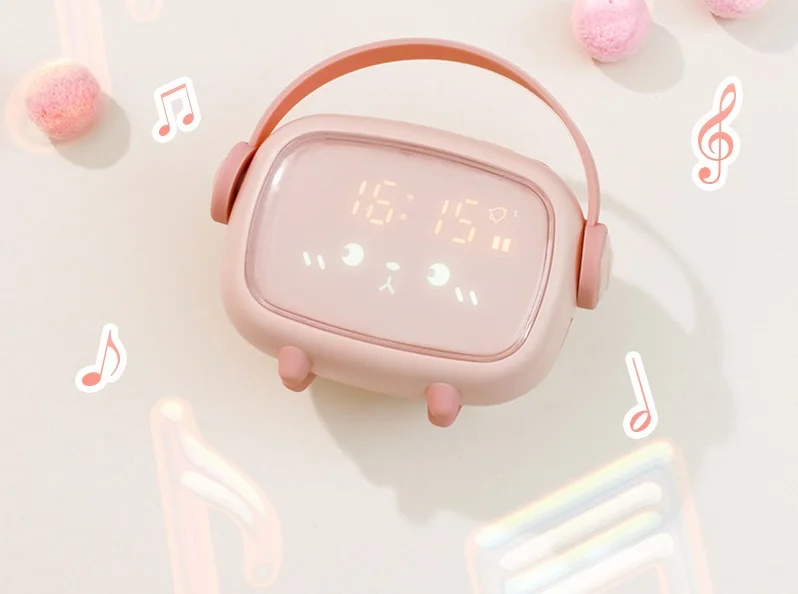 

Time angel alarm clock children's creative electronic multi function living room LED digital alarm clock