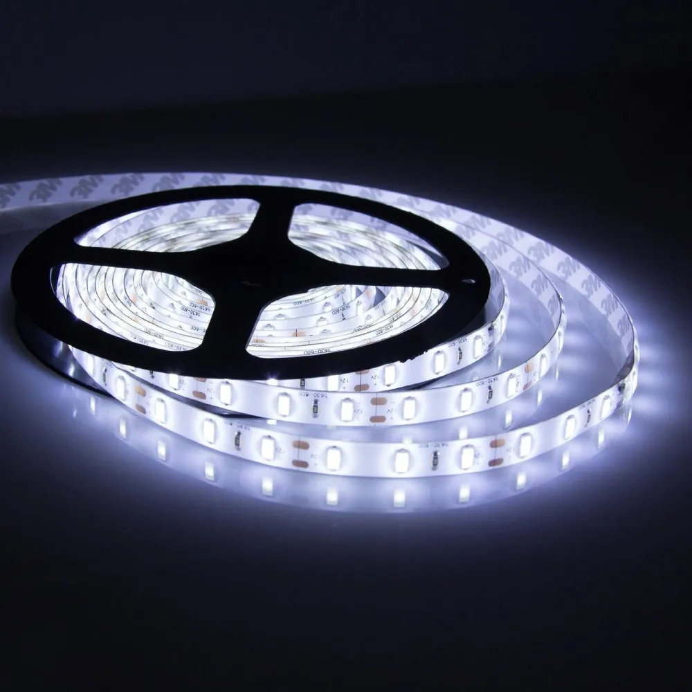 

5m High Power Cold White 5630 SMD LED Ribbon Strip Led Rope Light DC12V LED Tape Non Waterproof White Red Flexible Led Strip