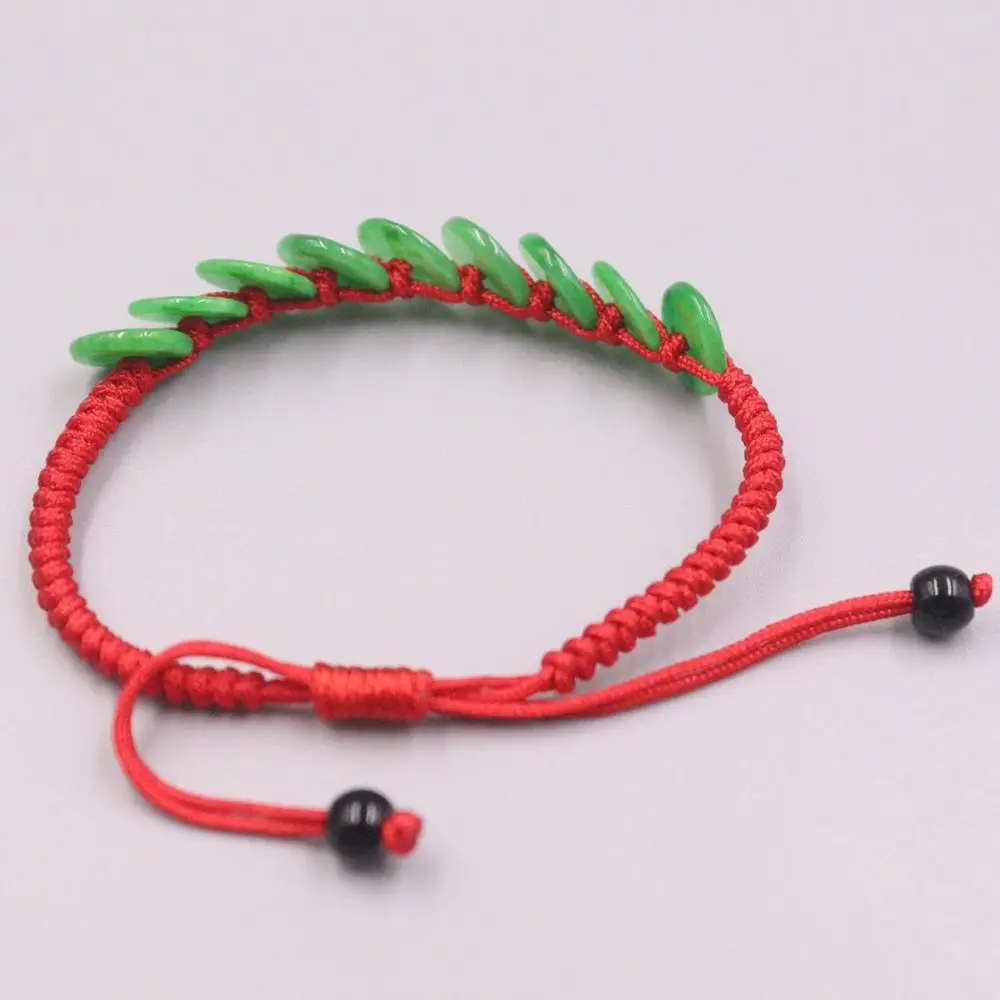 Браслет из натурального нефрита и круглые зеленые защитные пуговицы браслет на