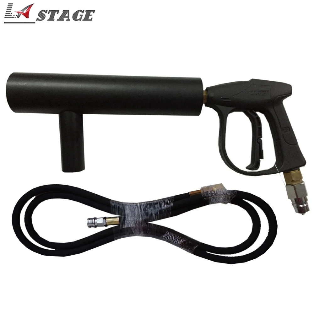 

Free Shipping Handhold CO2 DJ Gun Lights 3 Meter Hose CO2 Jet Machine DJ DISCO Stage Fog Smoke Effect Machine