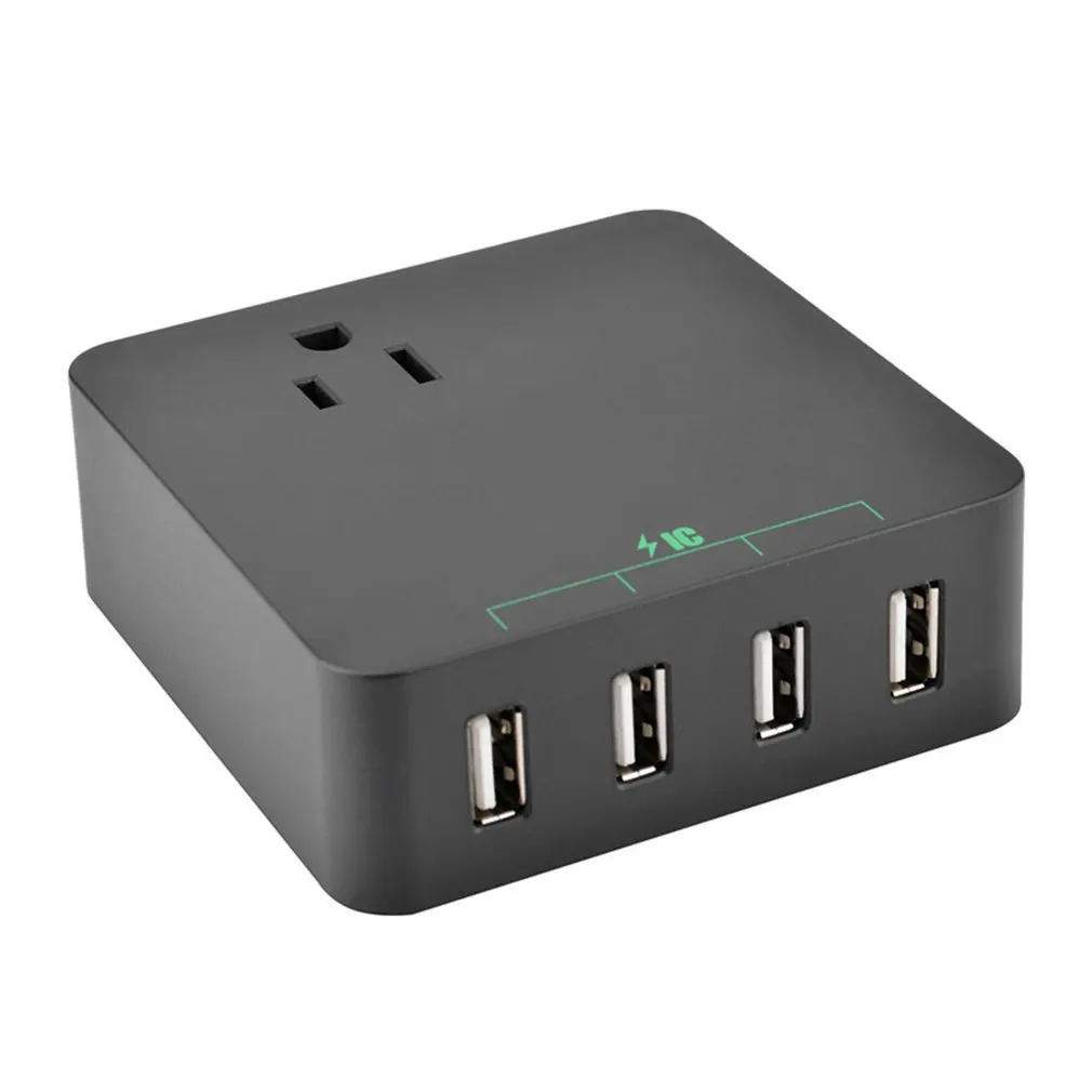 Быстрая зарядка мини портативный 4 usb порта зарядное устройство зарядная станция