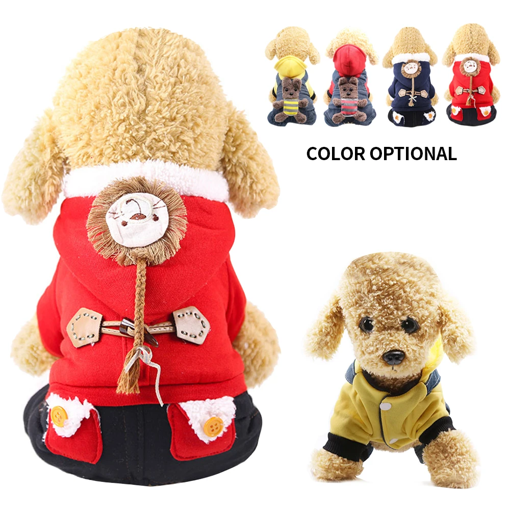 Домашняя собака теплая одежда жилет куртка для домашнего питомца двухслойный