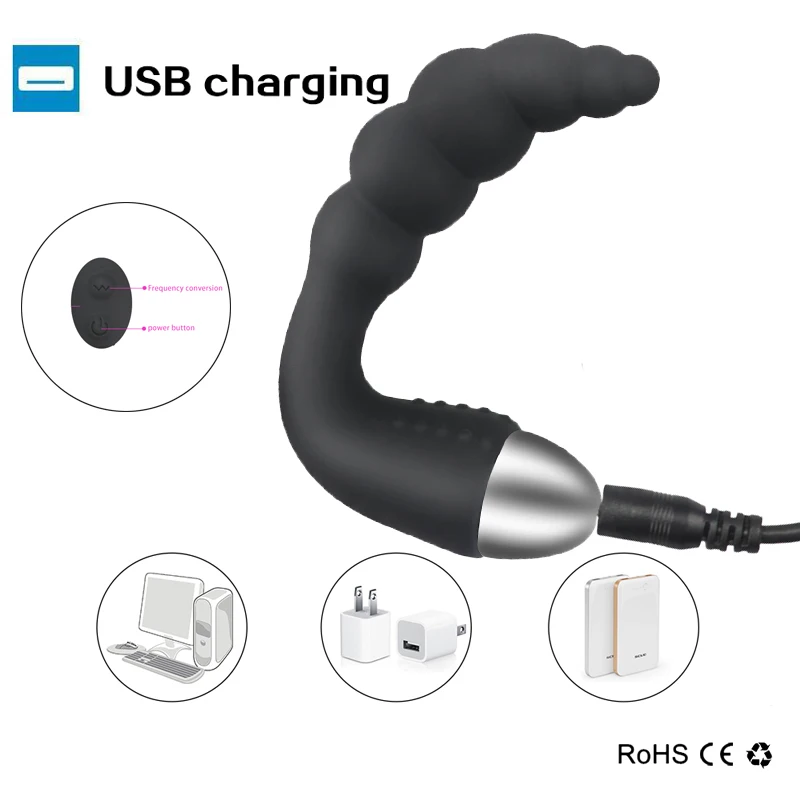 Секс игрушки для мужчин массажер простаты Вибратор Анальная пробка usb