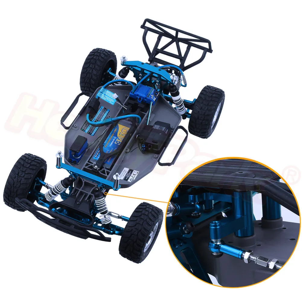 Алюминиевые рулевые колокольчики и тяга 3743 для 1/10 Traxxas Slash 2WD короткий ход/Rustler VXL Запчасти для обновления