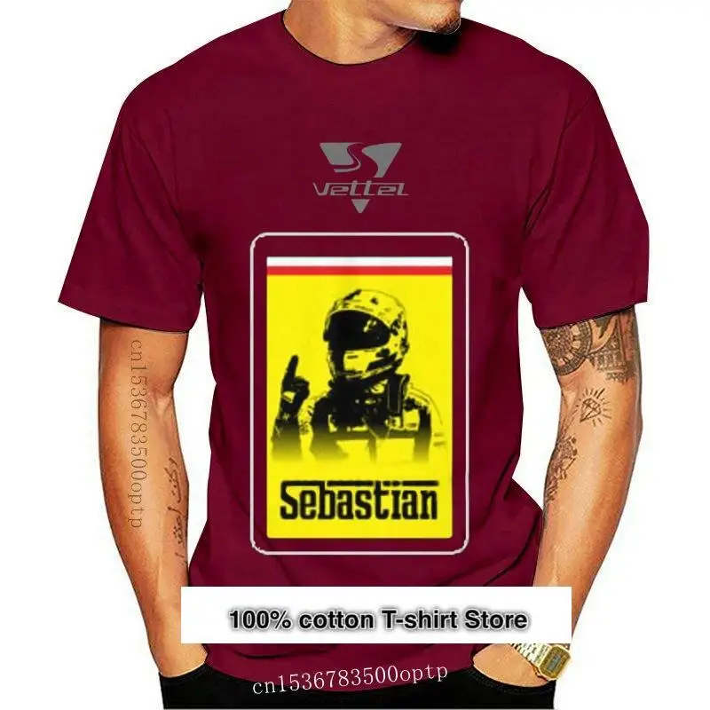

Camiseta de Seb Vettel para hombres y mujeres, camisa para Fans, nueva