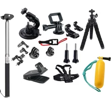 19 in 1 osmo accessories kit selfie stick Chest backpack clip base for dji  osmo action camera & osmo pocket gimbal