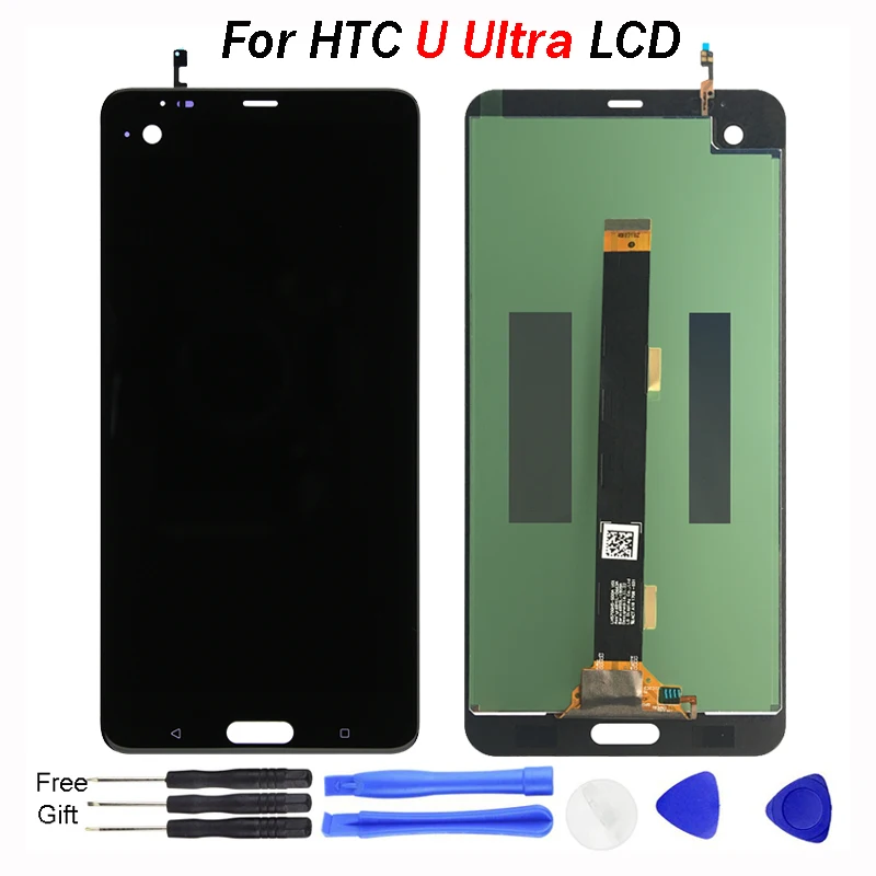 100% Протестировано для htc U Ultra ЖК экран сенсорная панель дигитайзер сборка дисплей