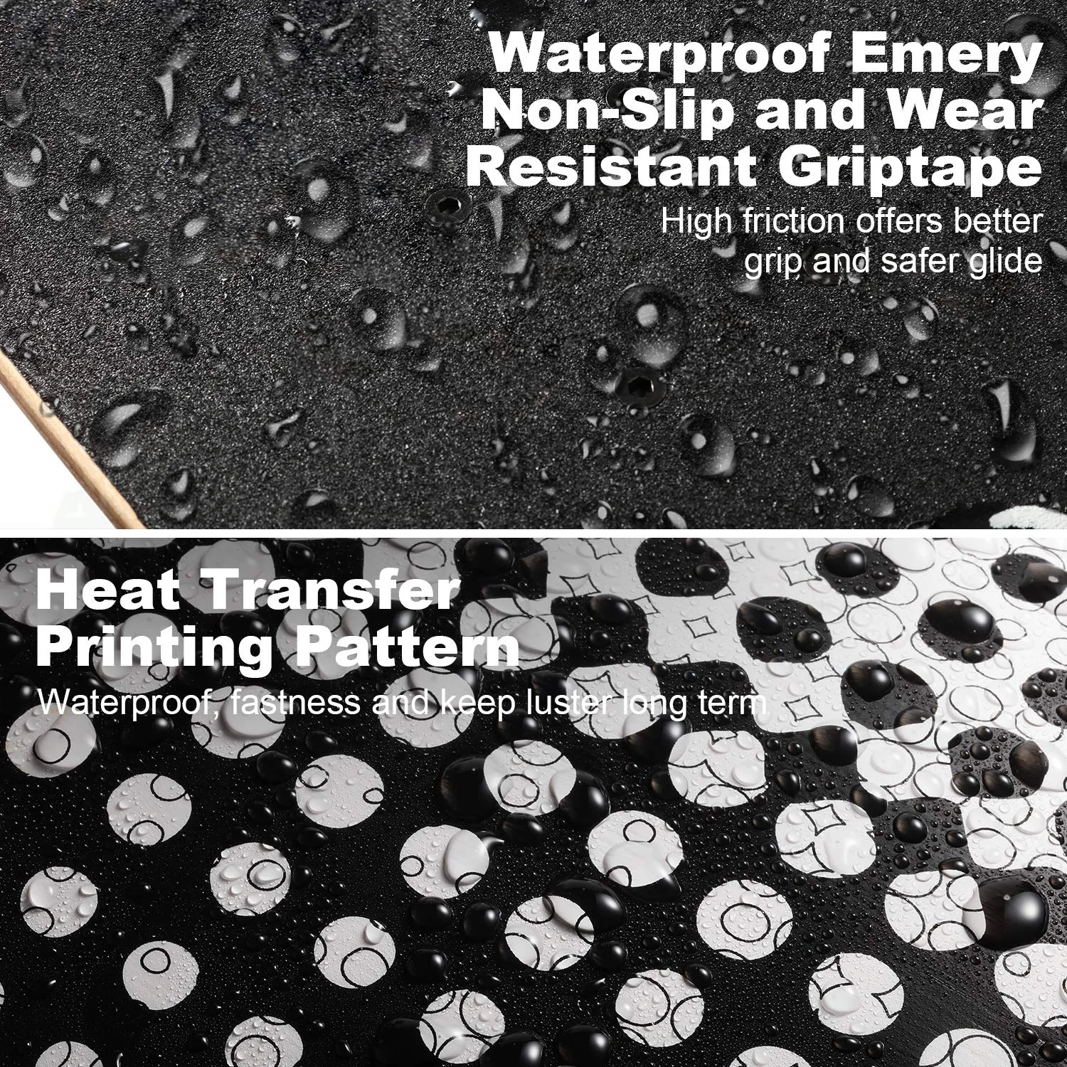 

Skateboards Complete Skateboard 31 x 7.88 for Kids, Youths, Teens, Beginners, and Adults, 7 Layers Radial Concave Standard 03