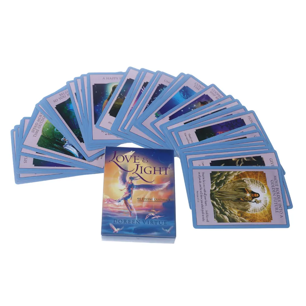 

44 divine guidance Oracle Tarot Cards love light Card Board Deck Games Palying Cards For Party Game