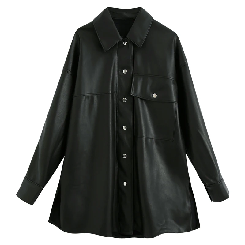 Женские блузки с отложным воротником Fandy Lokar элегантные рубашки из искусственной