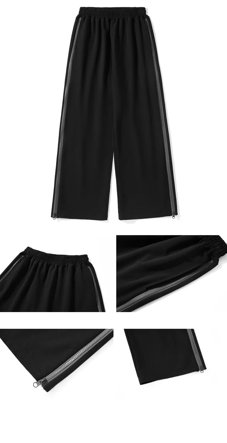 

Summer ins Harajuku bf wind high street wide leg pants straight casual trousers men and women tide Wide leg pants