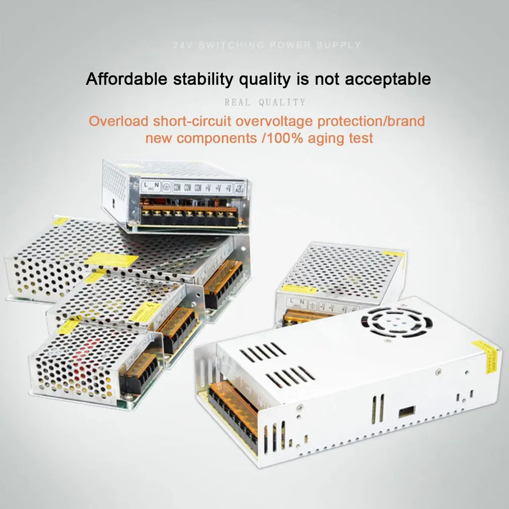 Переключение Питание DC24V 1A 2A 2.5A 3A 4.5A 5A 6.5A 8.3A 10A 12.5A 15A 16.5A AC 220V постоянного тока до DC24V AC-DC 24V 24V Светодиодные ленты