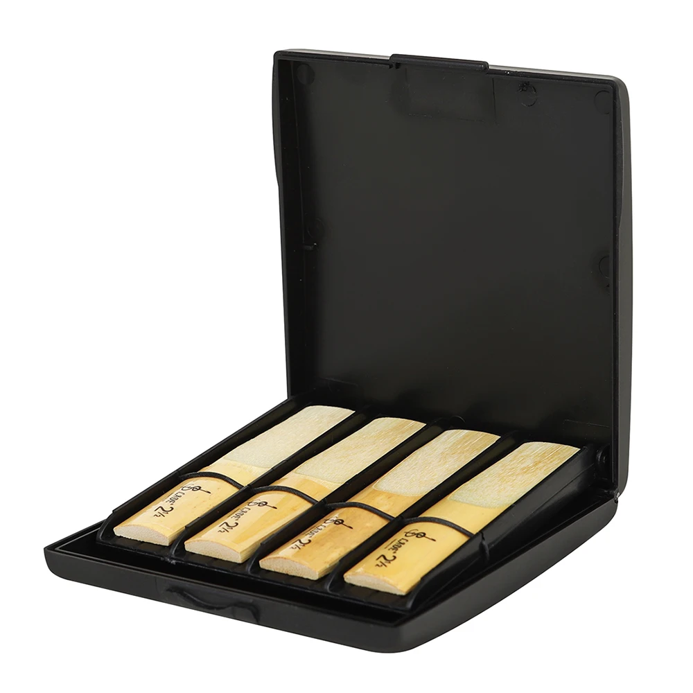 Sax Reeds Case Saxophone Clarinet Oboe ABS Case Storage Waterproof Wear Resistant General Box for 8 Reeds Grids Accessories enlarge