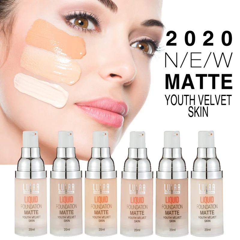 Бархатная Матовая жидкая косметика/основа Увлажняющая скрывает поры макияж для