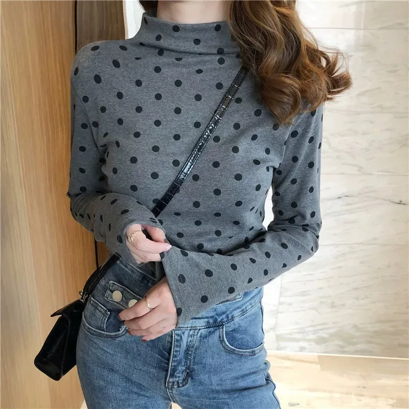 

Fashion Women Tops T-shirts dark gray Female 2019 Summer