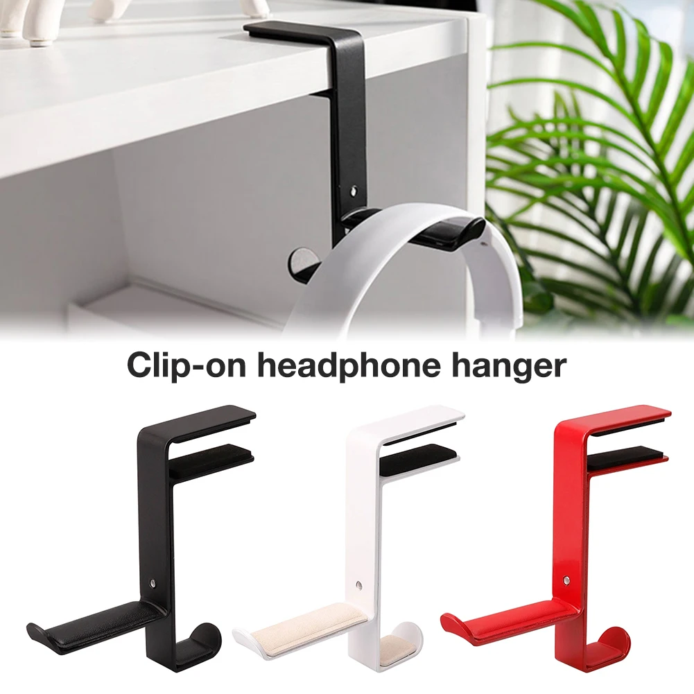 

Headphone Holder Display Desk Mount Universal Office Non Slip Hanger Headset Stand Durable Bracket Space Saving Table Clamp
