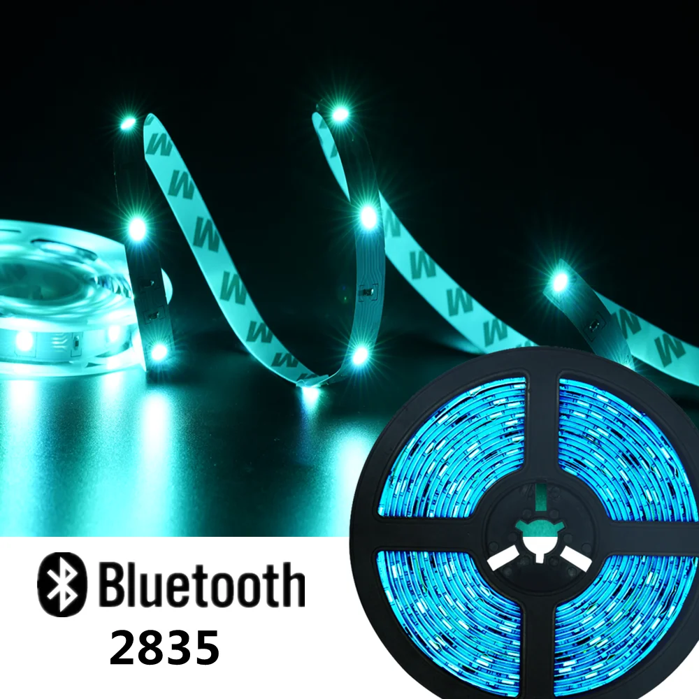 

LED Strip Lights SMD 2835 Flexible Waterproof Tape Diode 5M 10M 15M 20M Remote Control Adapter Color Changing Neon Bluetooth DC