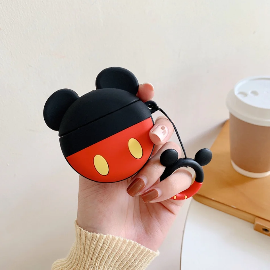 431A 3D чехол для наушников для Airpods 2 чехол силиконовый чехол для наушников с изображением креветок из мультфильма для Apple Air pods 1 чехол для Earpods брелок для ключей - Цвет: 431A