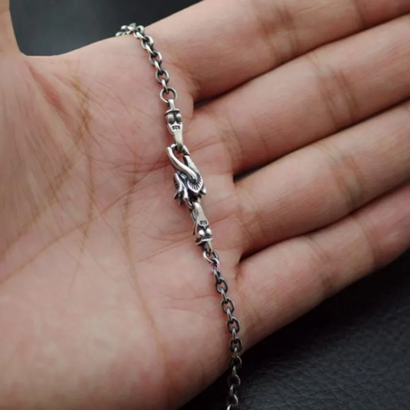 Новое тайское серебро ожерелье в винтажном стиле 925 ювелирные изделия кран