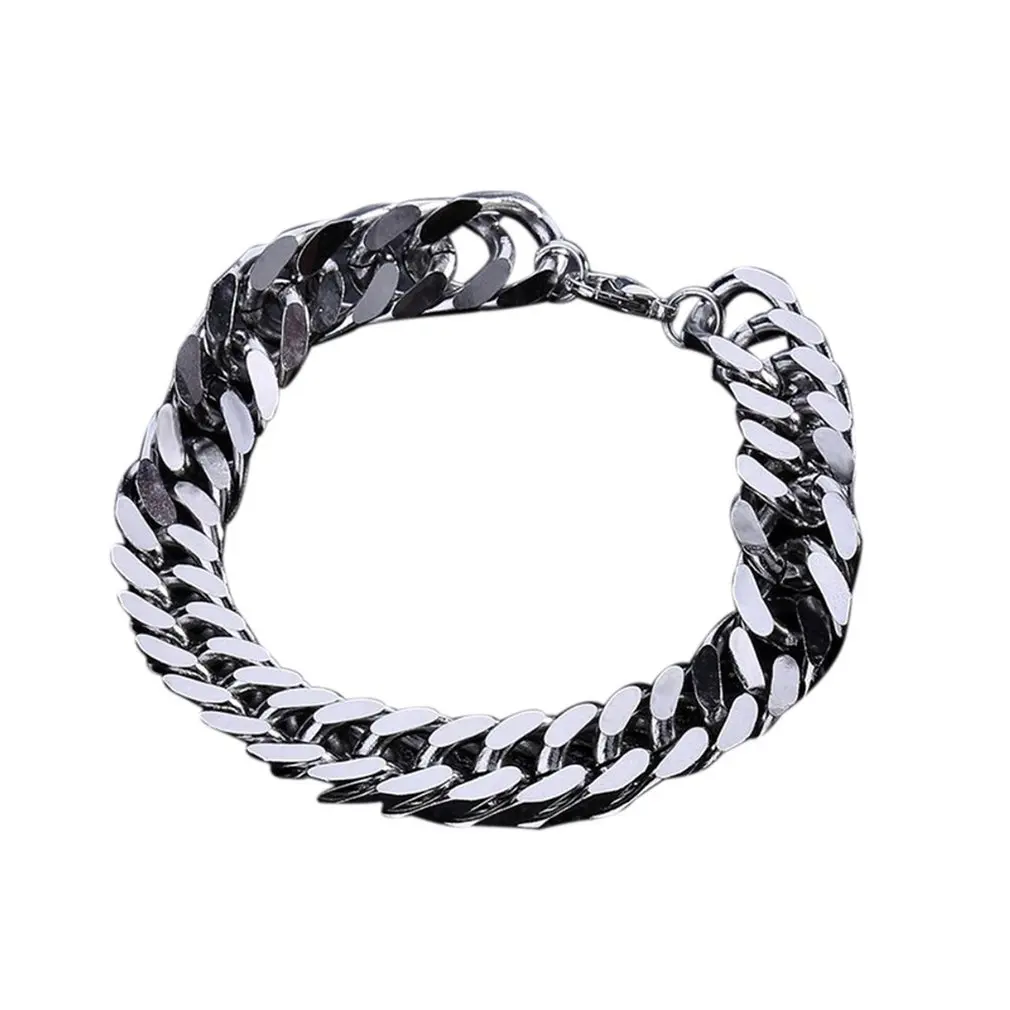 

2020 spring and summer men's bracelets fashionable and exquisite boy's chain general stainless steel men's bracelet eye-catching
