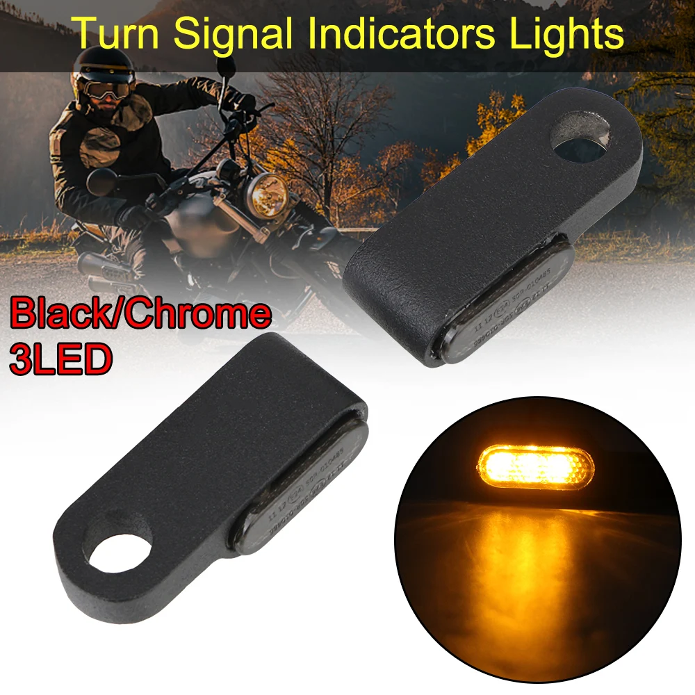 

Сигнальная лампа для мотоцикла, 1 пара, 12 в пост. Тока