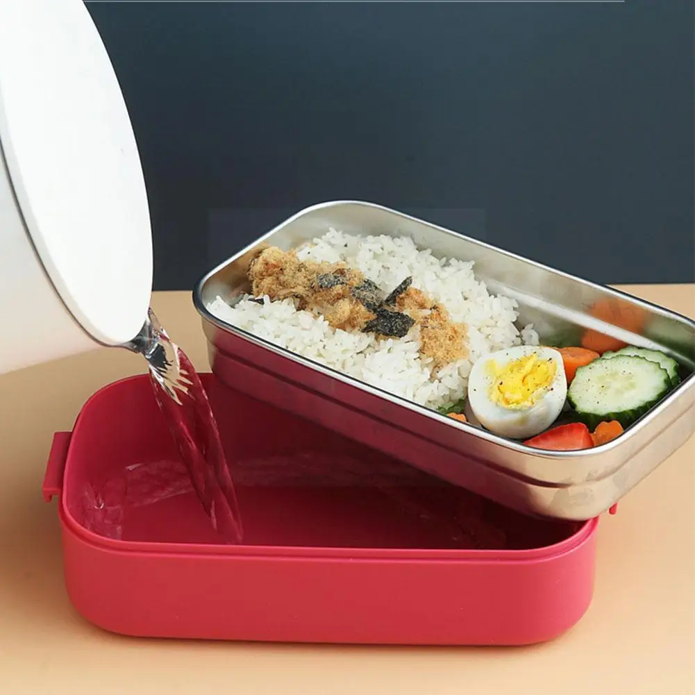 

Steel Insulated Lunch Box Separate Multilayer Lunch For Students Workers Office Portable Bento And Microwave Box Box T8O8