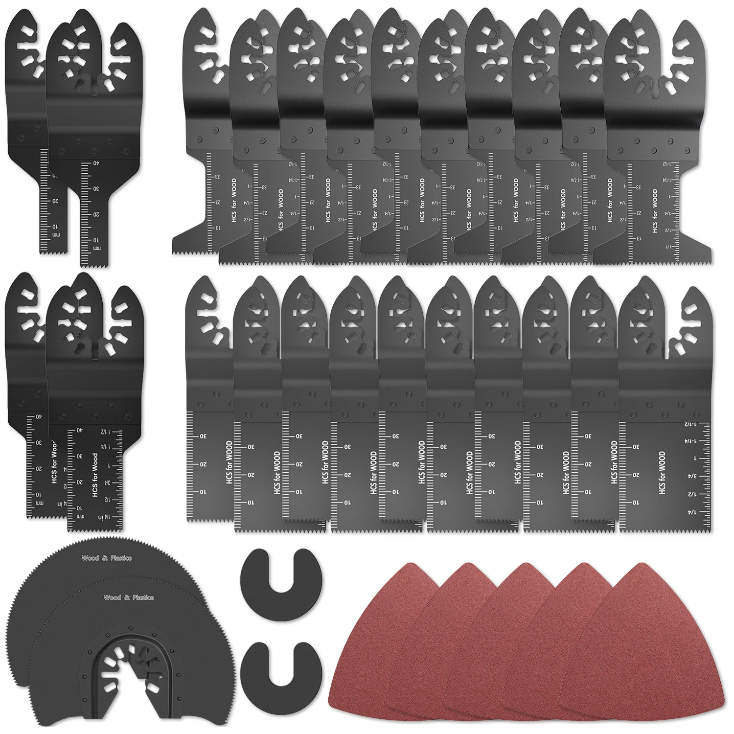 33 шт./компл. электропильный станок Осциллирующий Инструмент лезвия для резки